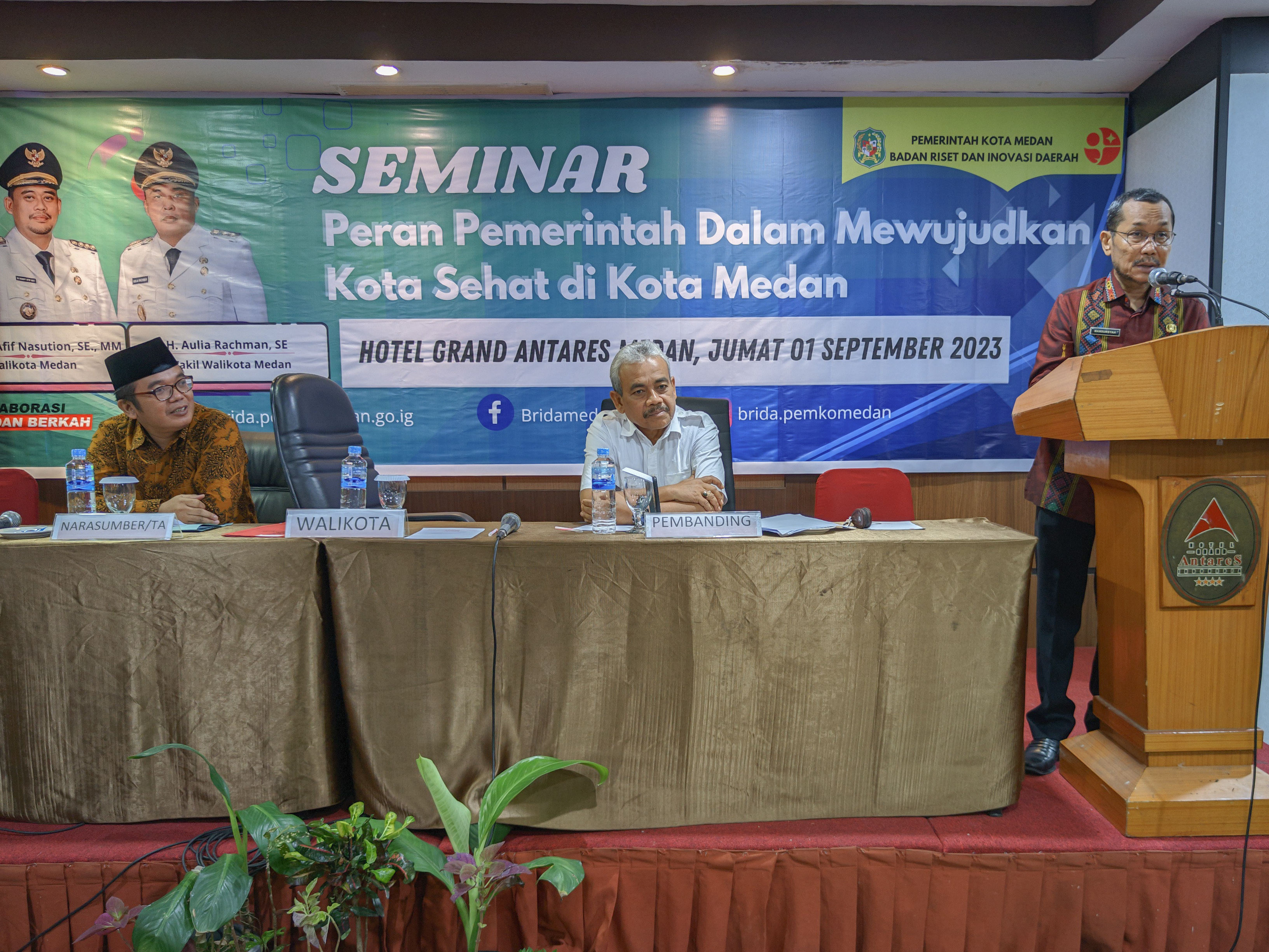 Seminar Peran Pemerintah Dalam Mewujudkan Kota Sehat di Kota Medan