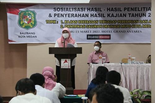 Pemko Medan Menggelar Sosialisasi dan Diseminasi Hasil Penelitian Kelitbangan Tahun 2021