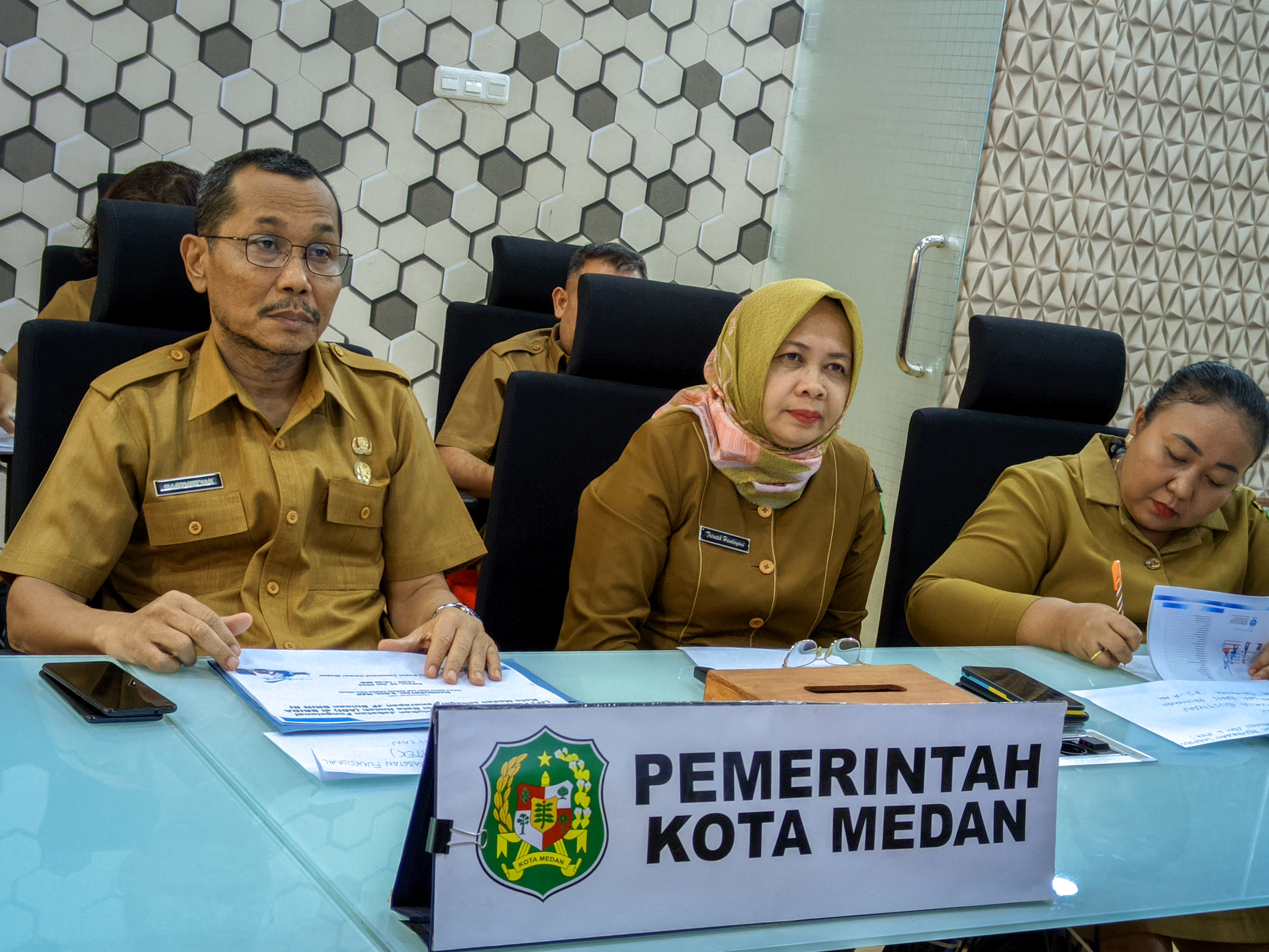 Zoom Meeting Rapat Koordinasi Badan Riset dan Inovasi Daerah (BRIDA) Kota Medan dengan Badan Riset dan Inovasi Nasional (BRIN)