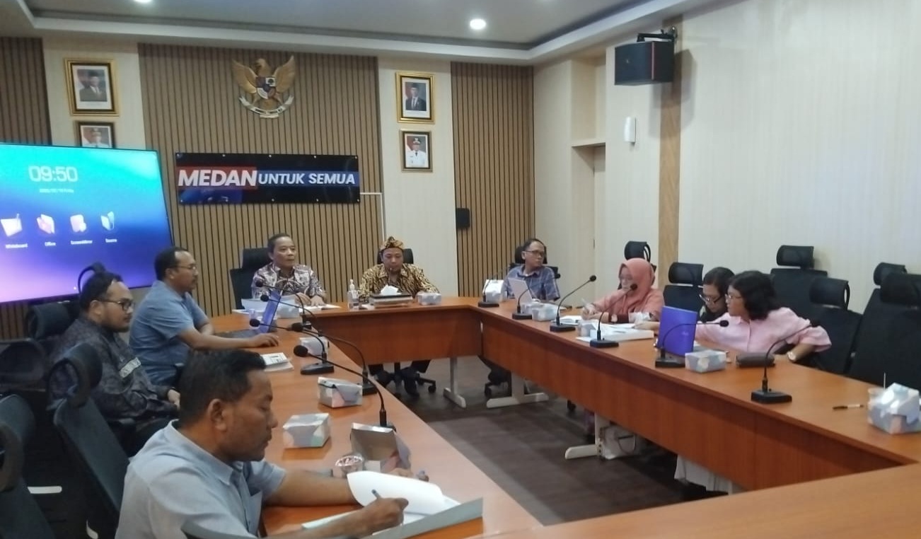 BRIDA Kota Medan Gelar Rapat Koordinasi Tindak Lanjut Kajian Identifikasi Saluran Drainase MUDP Sebagai Upaya Integrasi dan Peningkatan Sistem Pengendalian Banjir di Kota Medan