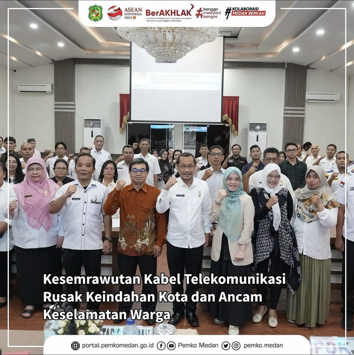 Seminar “Kajian Pengembangan Infrastruktur Kabel Serat Optik Bawah Tanah (Sarana Jaringan Utilitas Terpadu di Kota Medan)“