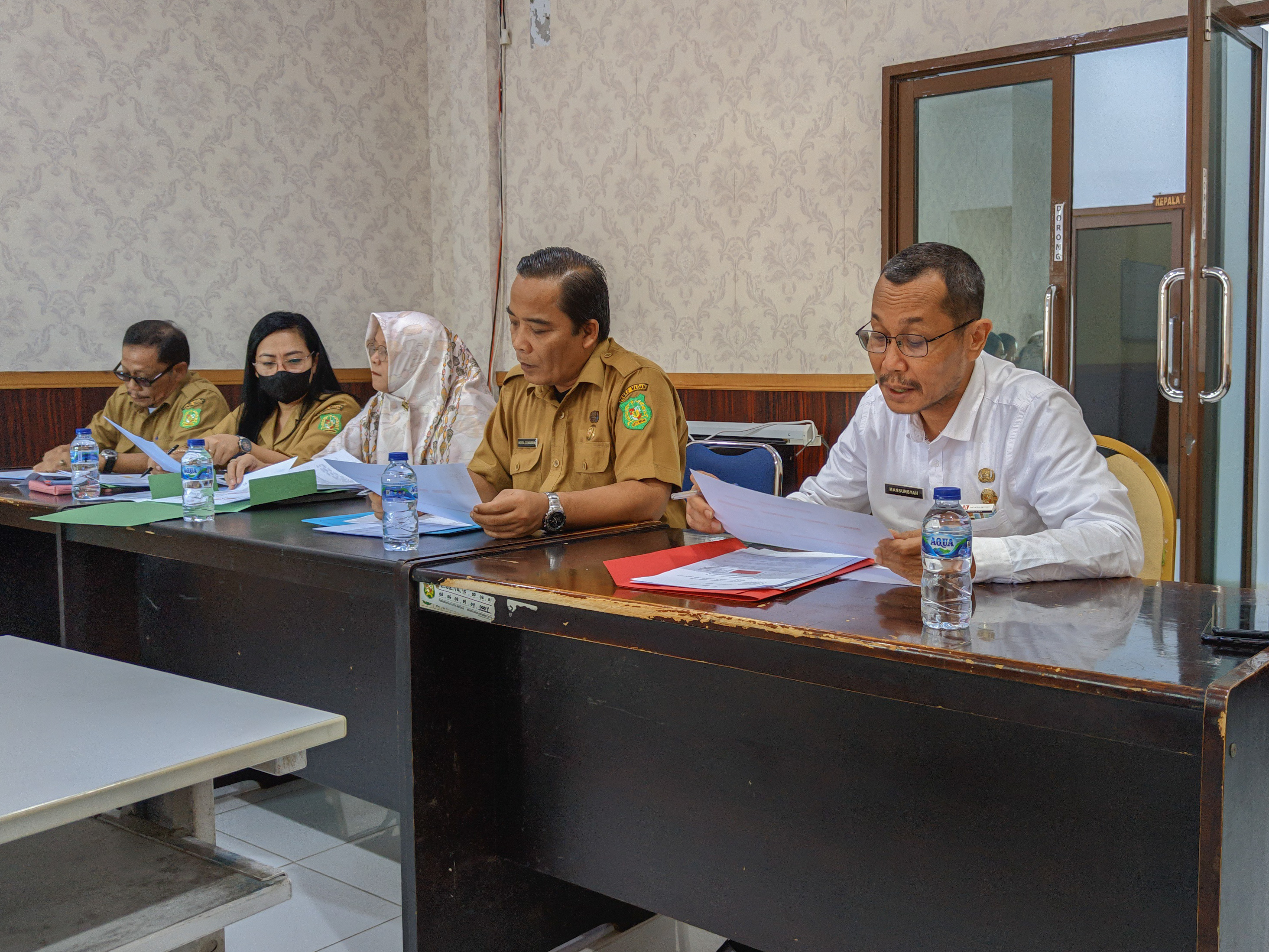 Rapat Pembahasan DRAF Analisa Jabatan (Anjab), Analisis Beban Kerja (ABK) dan Peta Jabatan Badan Riset dan Inovasi Daerah Kota Medan Tahun 2023