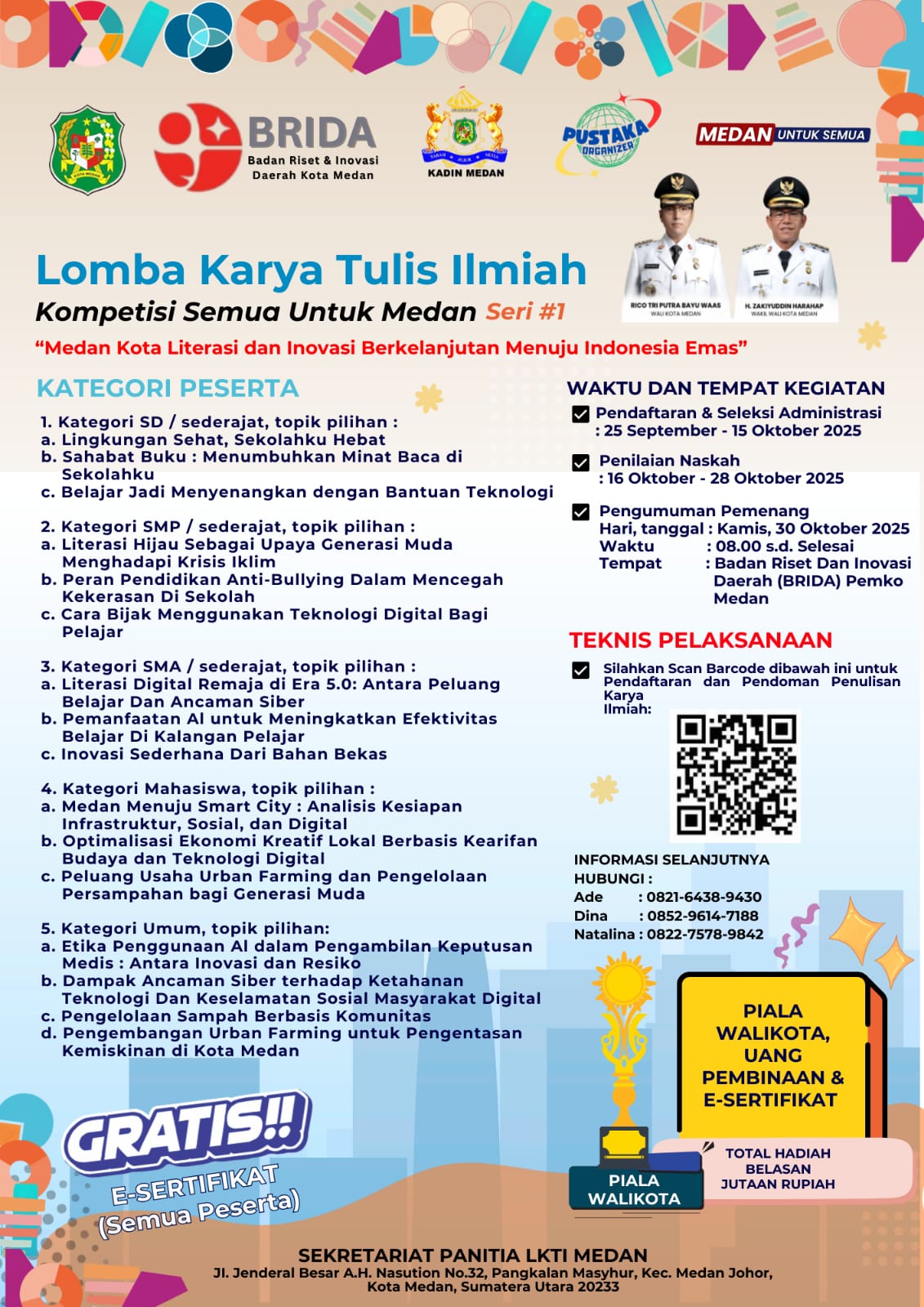 Lomba Karya Tulis Ilmiah (LKTI) BRIDA 2025 Seri #1