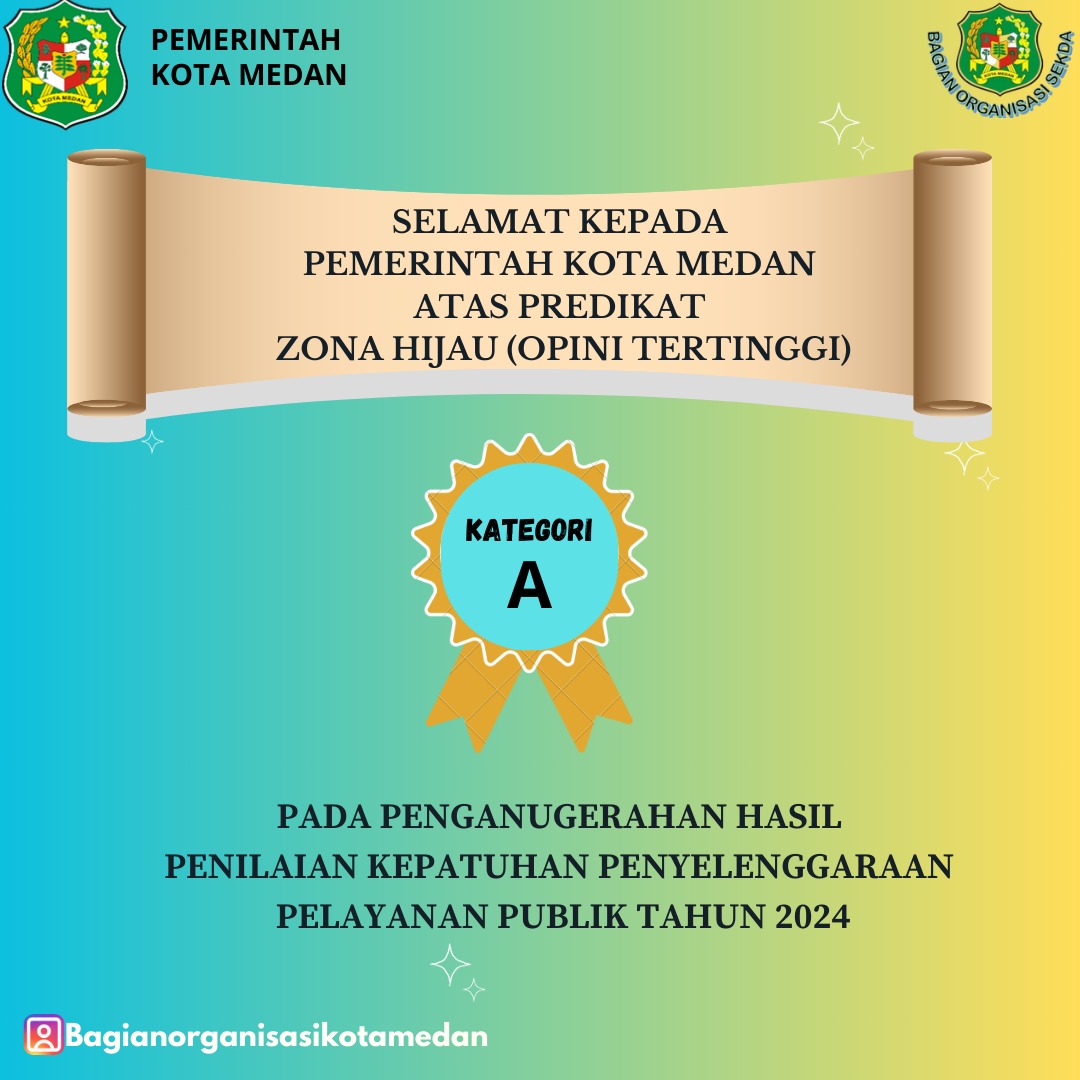 Penganugerahan Hasil Penilaian Kepatuhan Penyelenggaraan Pelayanan Publik Tahun 2024